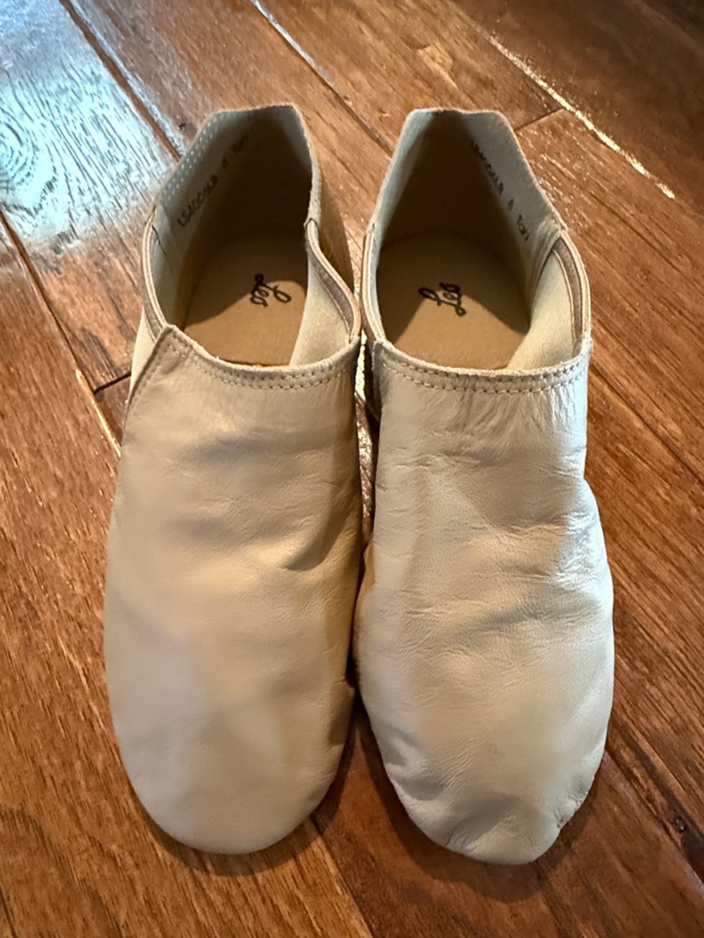Leo tan Slip-On Women's Dance Jazz Shoes - 8